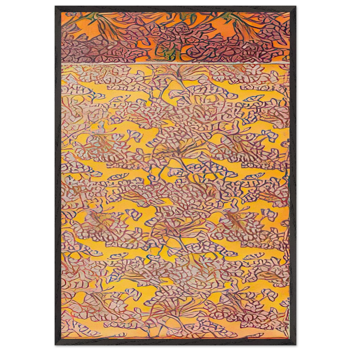 Wallpaper Design by Otto Eckmann, framed poster, view 3