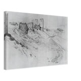 Walls and Towers of Soldai by Konstantin Bogaevsky, canvas