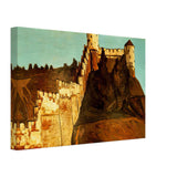 Walls of Kremlin in Novgorod by Nicholas Roerich, canvas, view 2