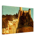 Walls of Kremlin in Novgorod by Nicholas Roerich, canvas