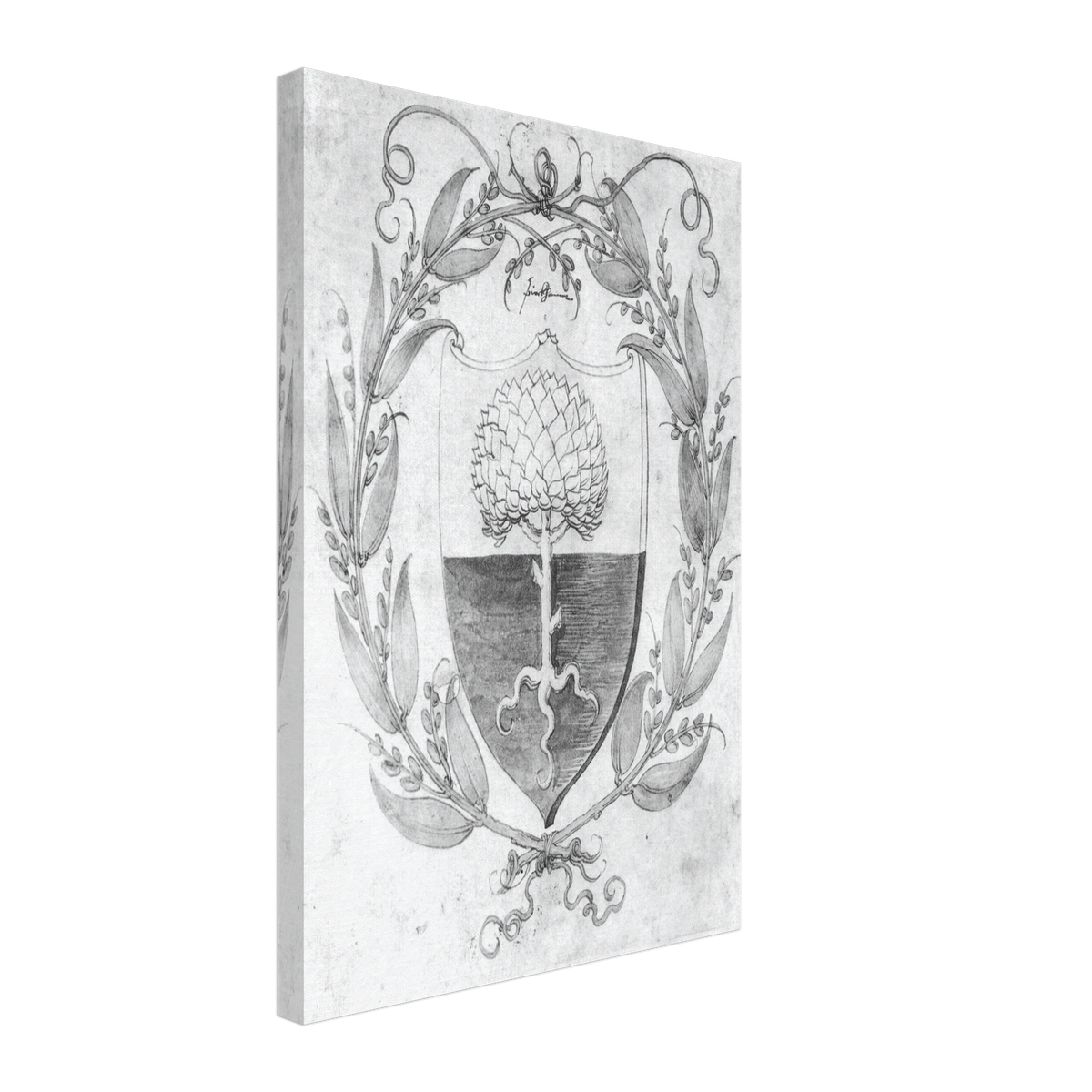Wappen Pirckheimer by Albrecht Durer, canvas