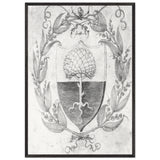 Wappen Pirckheimer by Albrecht Durer, framed poster, view 3