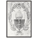 Wappen Pirckheimer by Albrecht Durer, framed poster