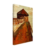 Watchtower in Novgorod by Nicholas Roerich, canvas, view 2