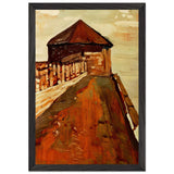 Watchtower in Novgorod by Nicholas Roerich, framed poster, view 2