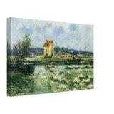Waterfall at St. Martin by Gustave Loiseau, canvas, view 2