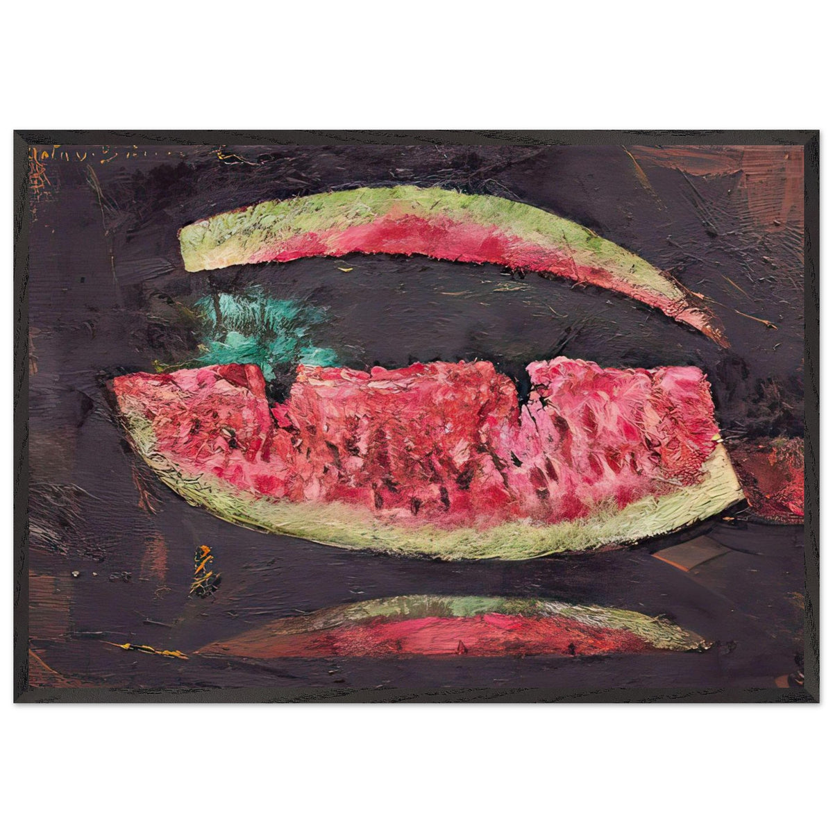 Watermelon by Octav Bancila, framed poster, view 3