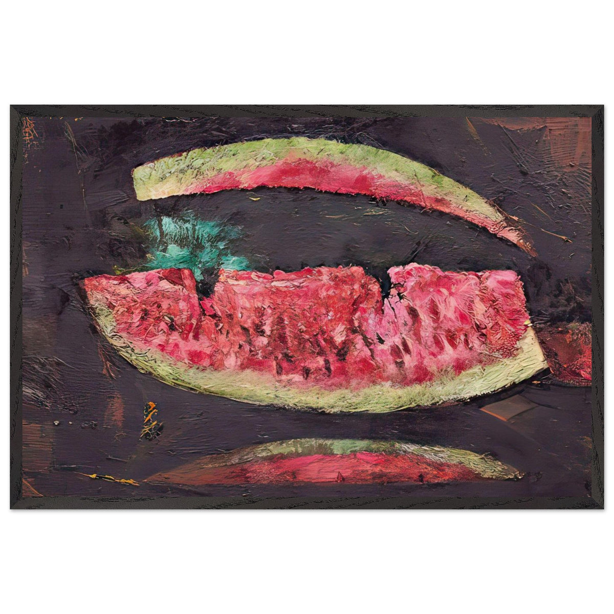 Watermelon by Octav Bancila, framed poster