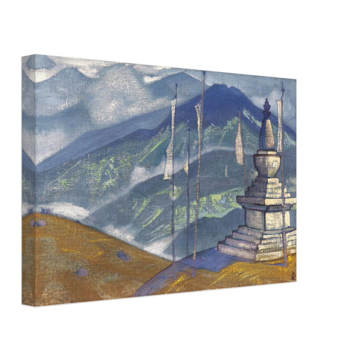 Waves of Fog by Nicholas Roerich, canvas, view 2