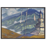 Waves of Fog by Nicholas Roerich, framed poster, view 3