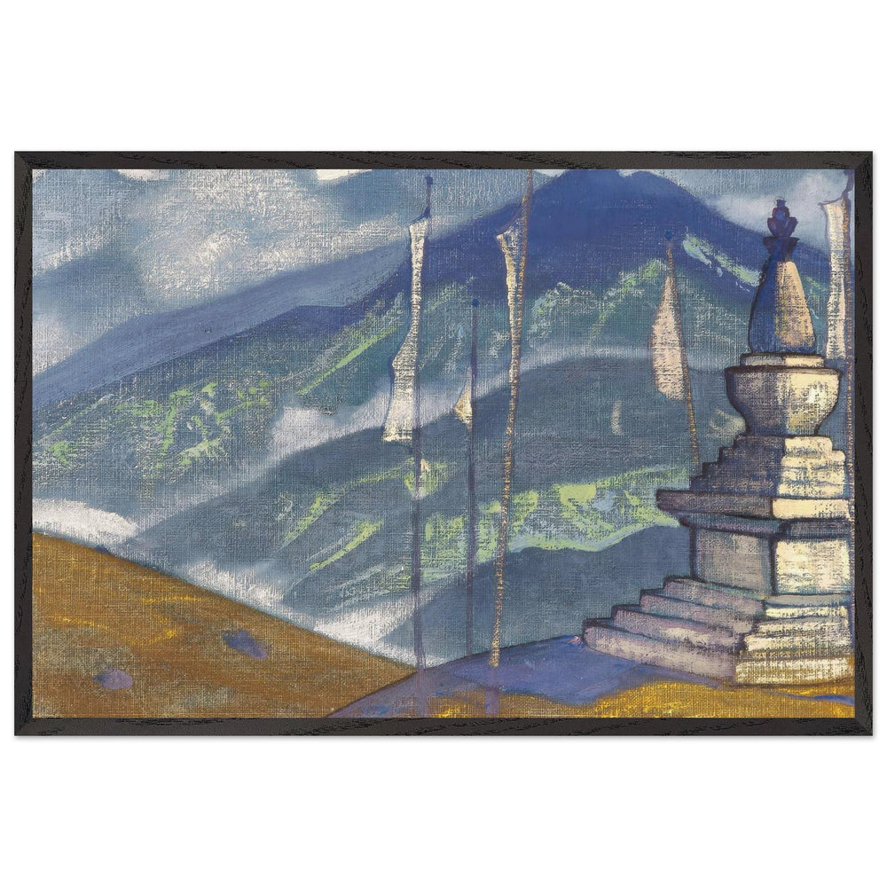 Waves of Fog by Nicholas Roerich, framed poster