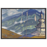 Waves of Fog by Nicholas Roerich, framed poster