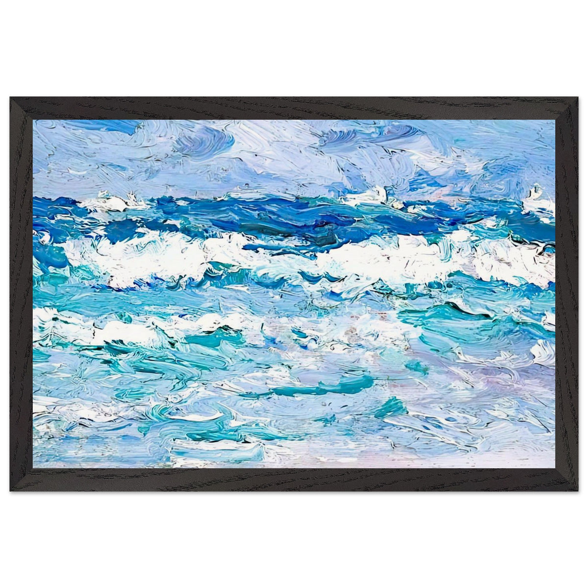 Waves by Samuel Peploe, framed poster, view 2
