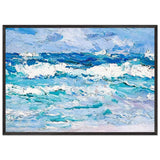 Waves by Samuel Peploe, framed poster, view 3