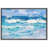 Waves by Samuel Peploe, framed poster