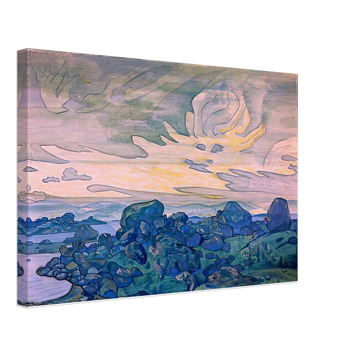 Way of Giants by Nicholas Roerich, canvas