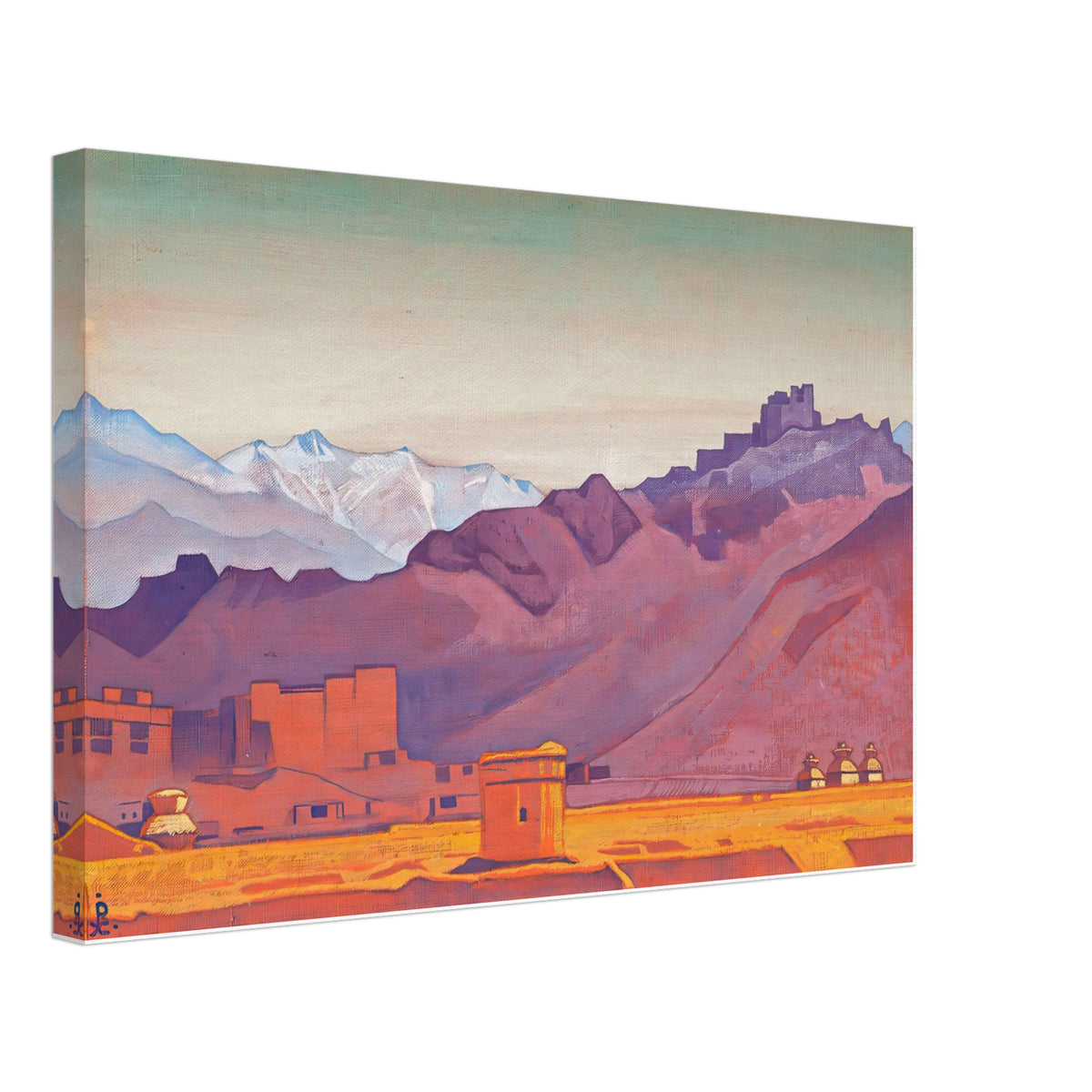 Way to Tibet by Nicholas Roerich, canvas