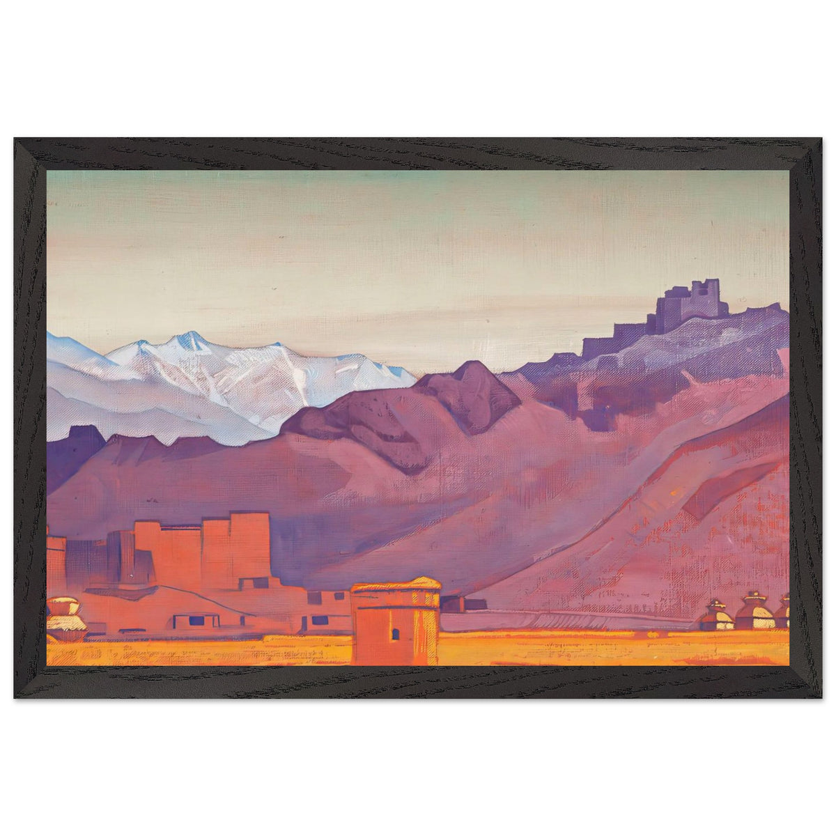 Way to Tibet by Nicholas Roerich, framed poster, view 2