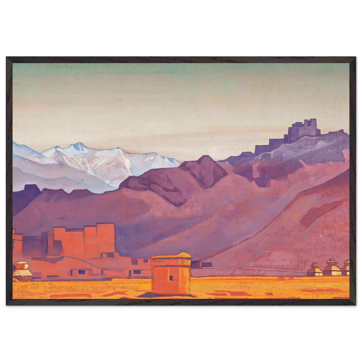 Way to Tibet by Nicholas Roerich, framed poster, view 3