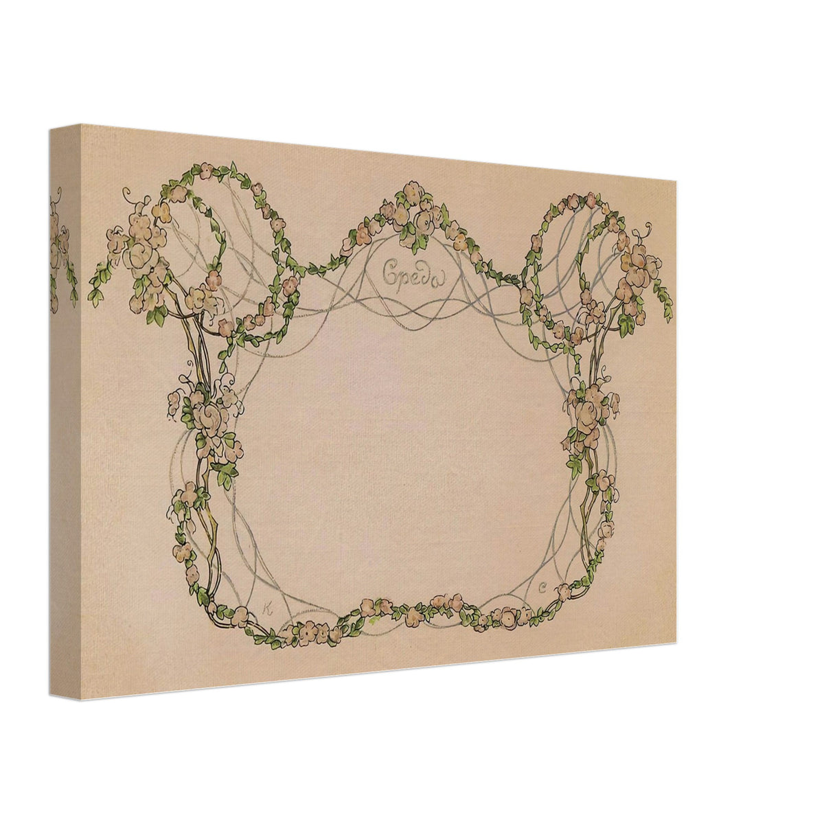 Wednesday by Konstantin Somov, canvas, view 2