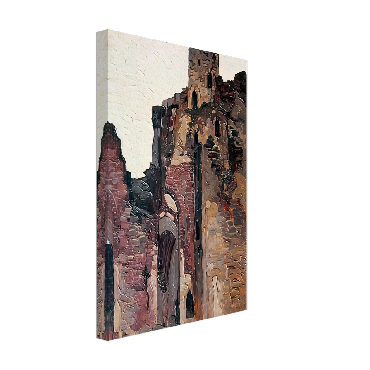 Wenden. Ruins of Chapel by Nicholas Roerich, canvas, view 2