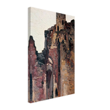 Wenden. Ruins of Chapel by Nicholas Roerich, canvas