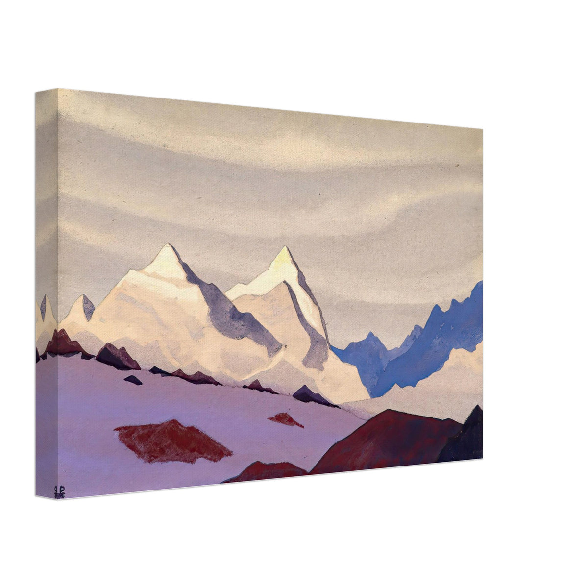 Western Himalayas by Nicholas Roerich, canvas, view 2