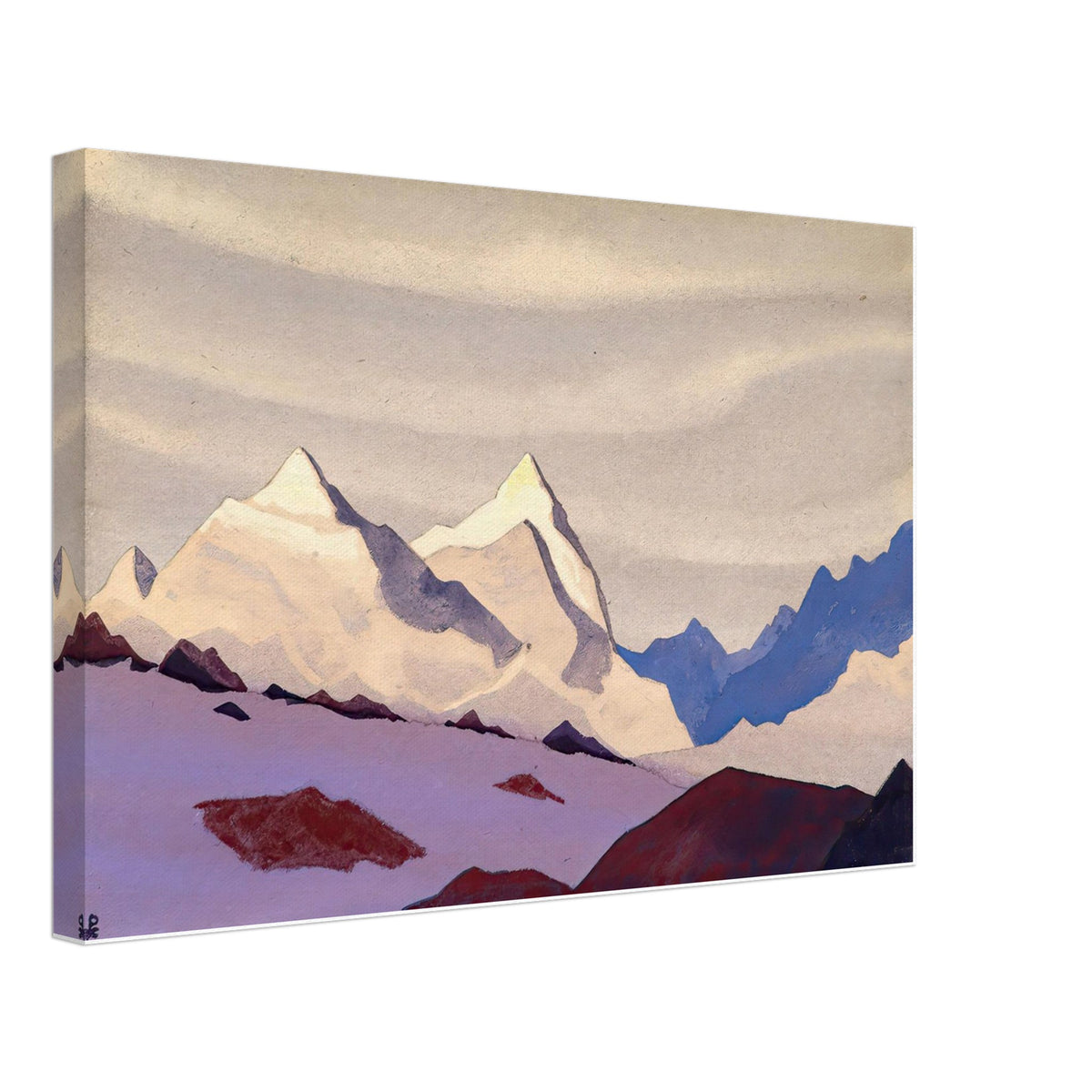 Western Himalayas by Nicholas Roerich, canvas