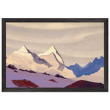 Western Himalayas by Nicholas Roerich, framed poster, view 2