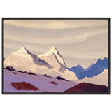Western Himalayas by Nicholas Roerich, framed poster, view 3