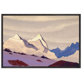 Western Himalayas by Nicholas Roerich, framed poster