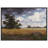 Wheatfields by Ivan Fedorovich Choultse, framed poster, view 3