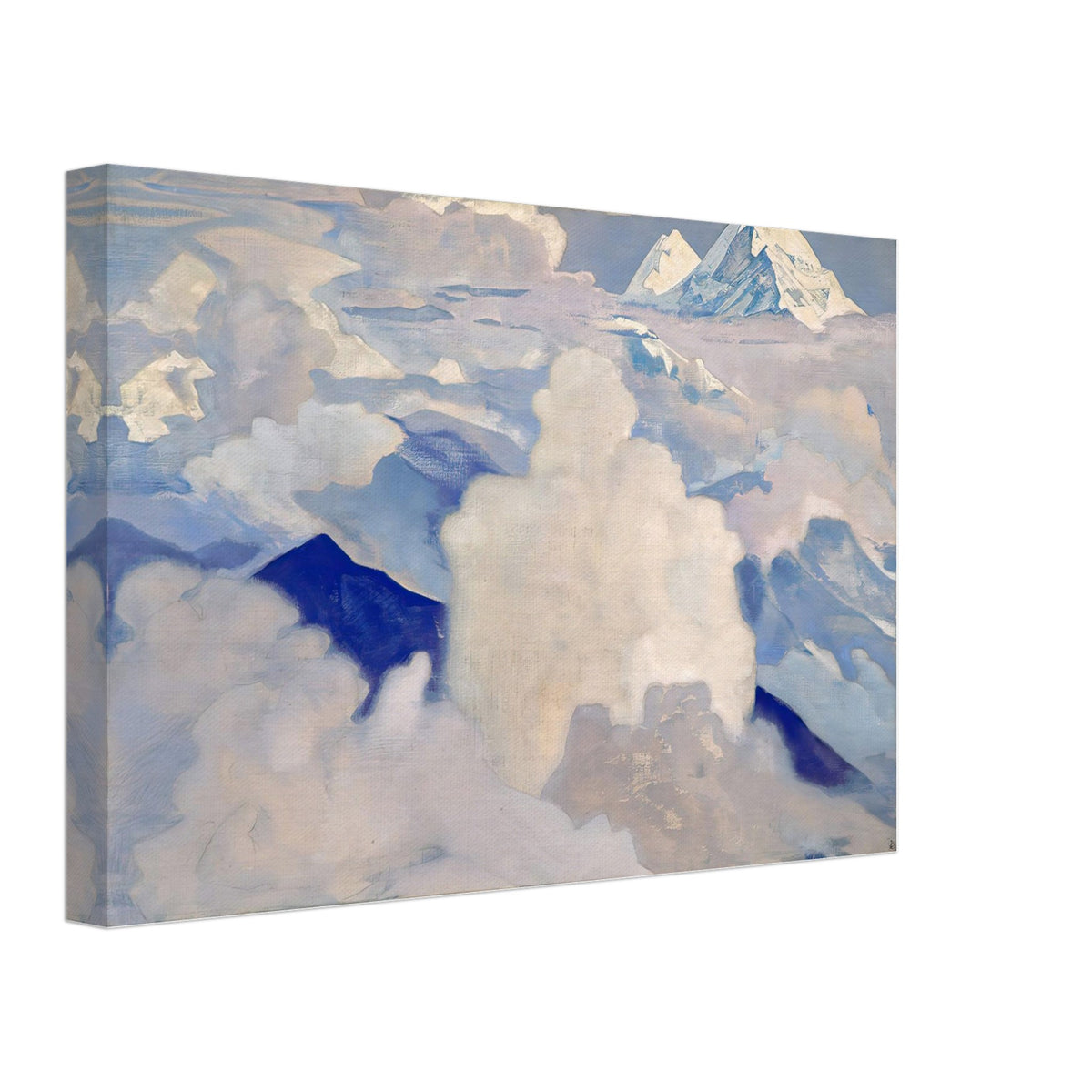 White and Celestial by Nicholas Roerich, canvas, view 2