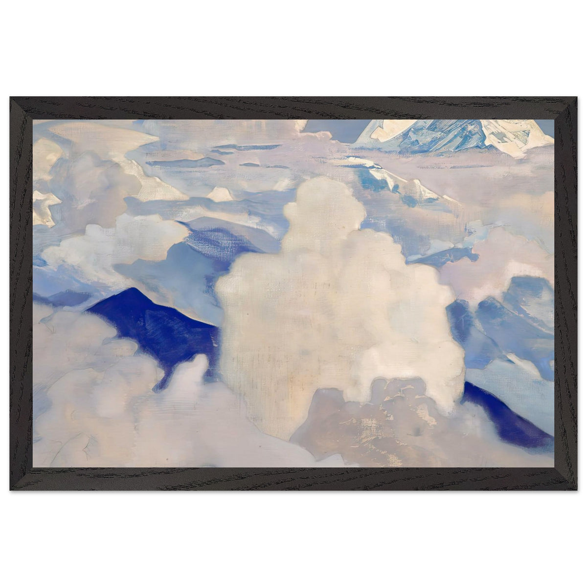 White and Celestial by Nicholas Roerich, framed poster, view 2