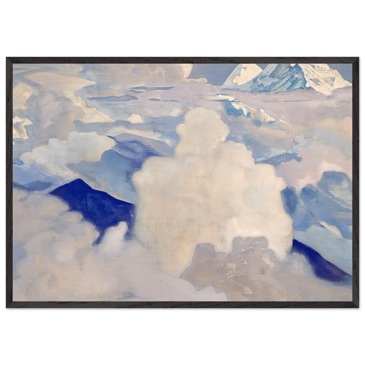 White and Celestial by Nicholas Roerich, framed poster, view 3