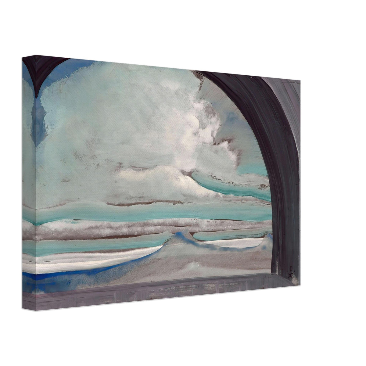 White Cloud by Nicholas Roerich, canvas, view 2