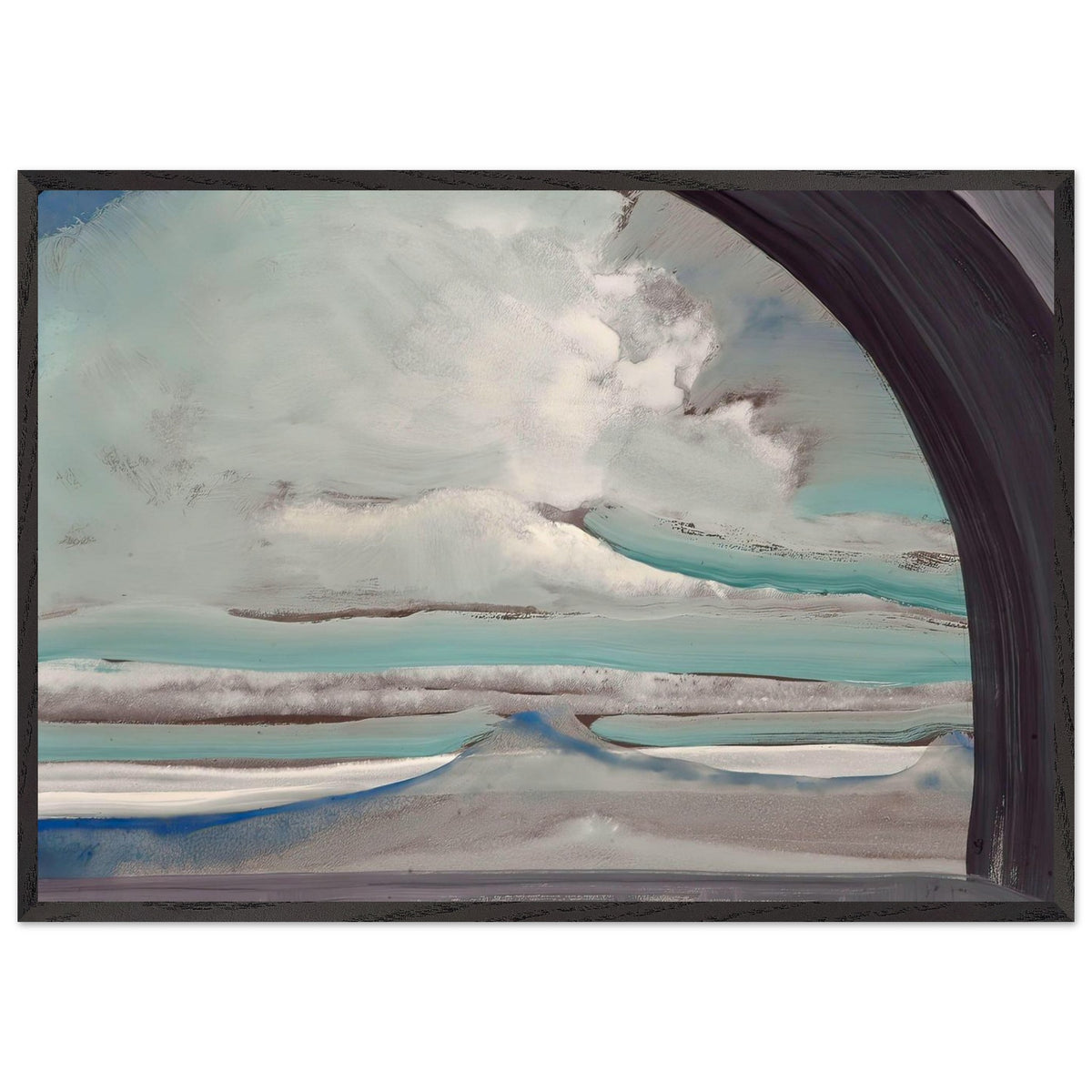 White Cloud by Nicholas Roerich, framed poster, view 3