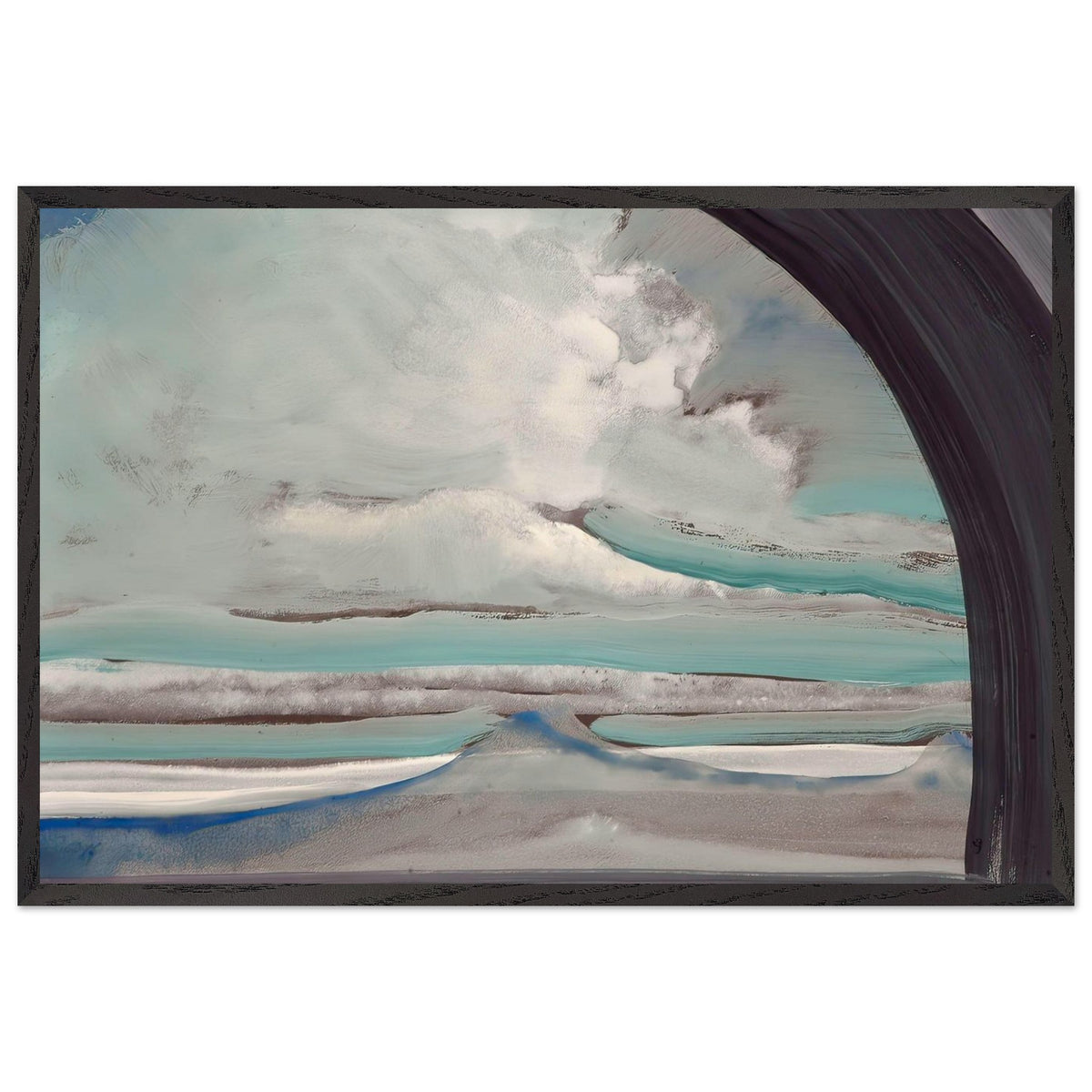 White Cloud by Nicholas Roerich, framed poster