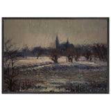 White Frost by Gustave Loiseau, framed poster, view 3