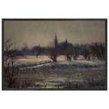 White Frost by Gustave Loiseau, framed poster
