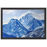White Himalayas by Nicholas Roerich, framed poster, view 2
