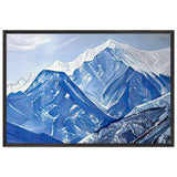 White Himalayas by Nicholas Roerich, framed poster