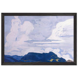 White Horsemen by Nicholas Roerich, framed poster, view 2