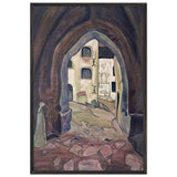 White Lady by Nicholas Roerich, framed poster