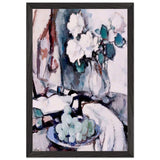 White Roses and Grapes by Samuel Peploe, framed poster, view 2