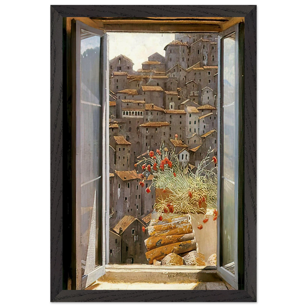 Window View by Edward Okuń, framed poster, view 2