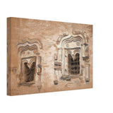 Windows of the House of XVII Century by Nicholas Roerich, canvas, view 2