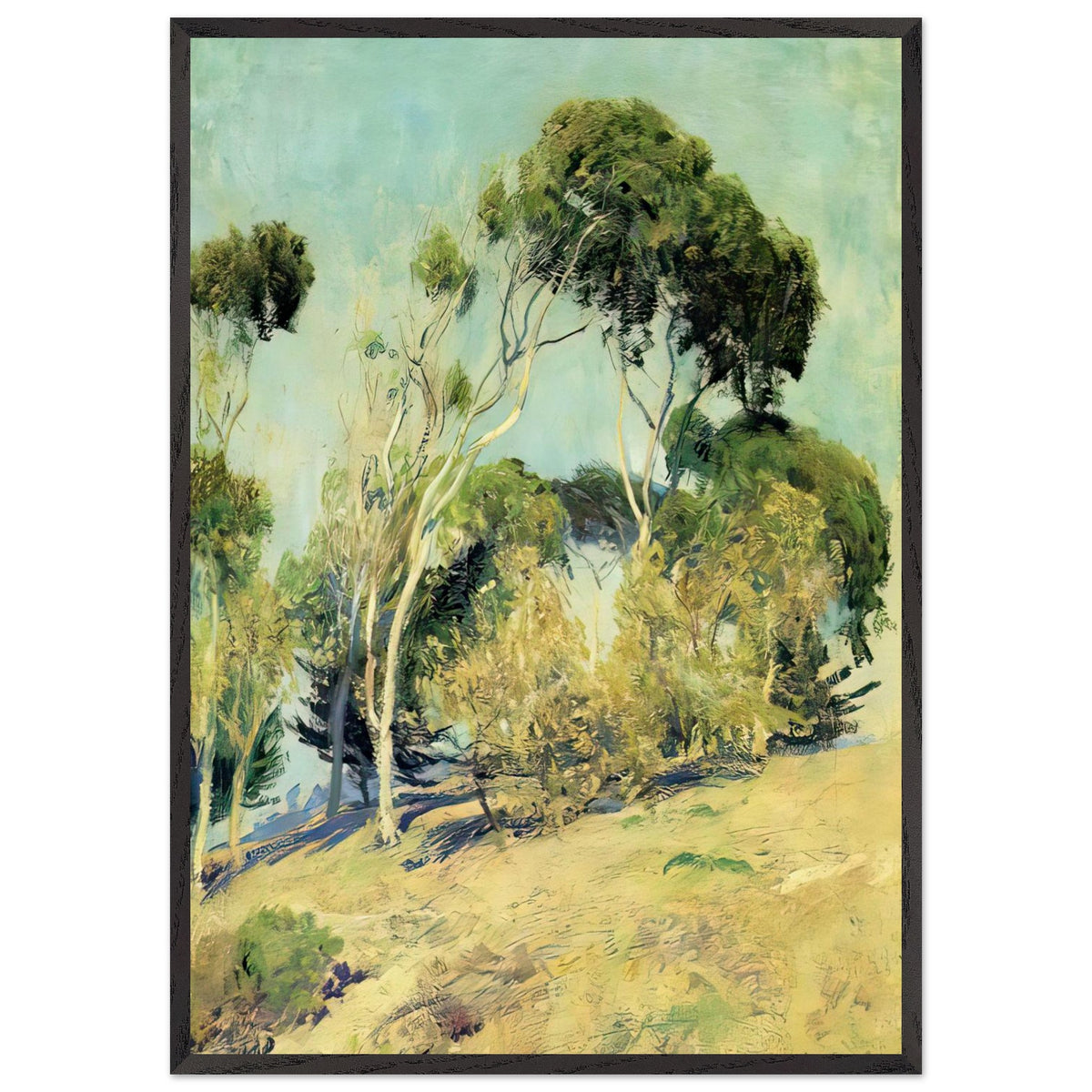 Windswept Trees, Laguna by Guy Rose, framed poster, view 3