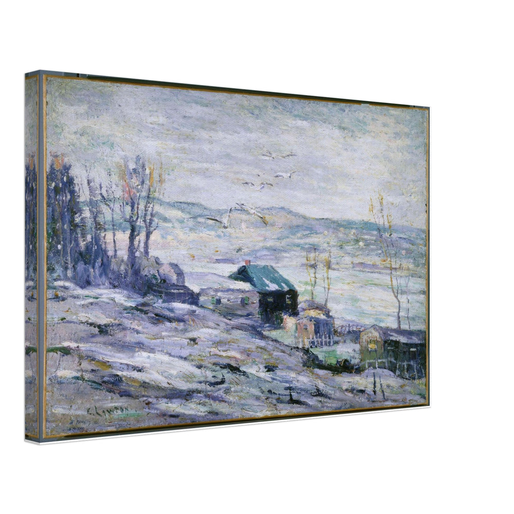 Windy Day, Bronx River by Ernest Lawson, canvas
