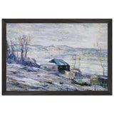 Windy Day, Bronx River by Ernest Lawson, framed poster, view 2